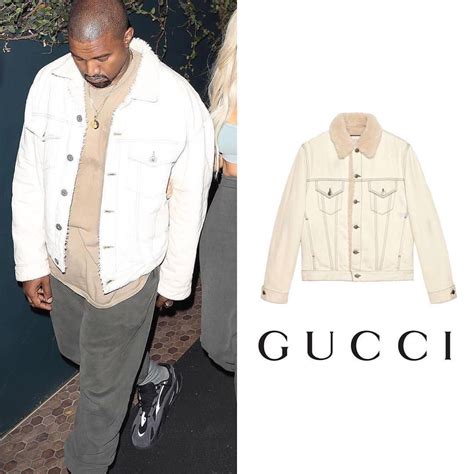 kanye west gucci denim jacket|Gucci retro denim jacket.